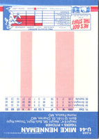 1987 Fleer Update Glossy Mike Henneman #U-44