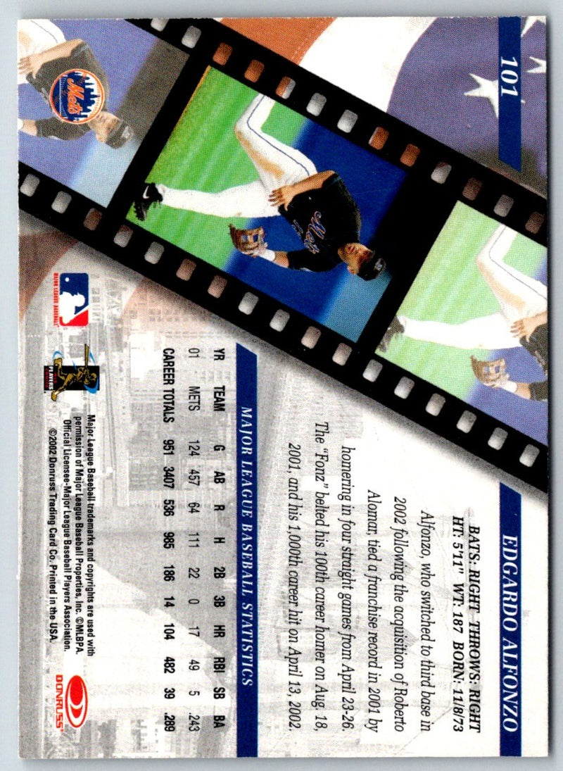 2002 Donruss Studio Edgardo Alfonzo