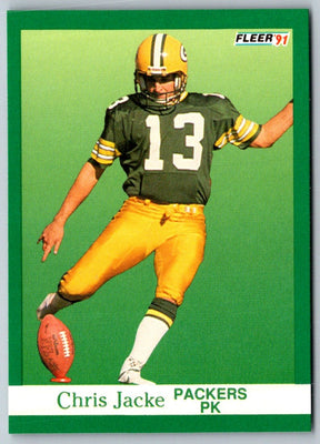 1991 Fleer Chris Jacke #254