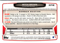 2013 Bowman Chrome Prospects Mitch Brown #BCP188