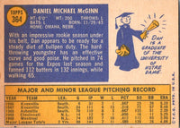 1970 Topps Dan McGinn #364 EX-MT+