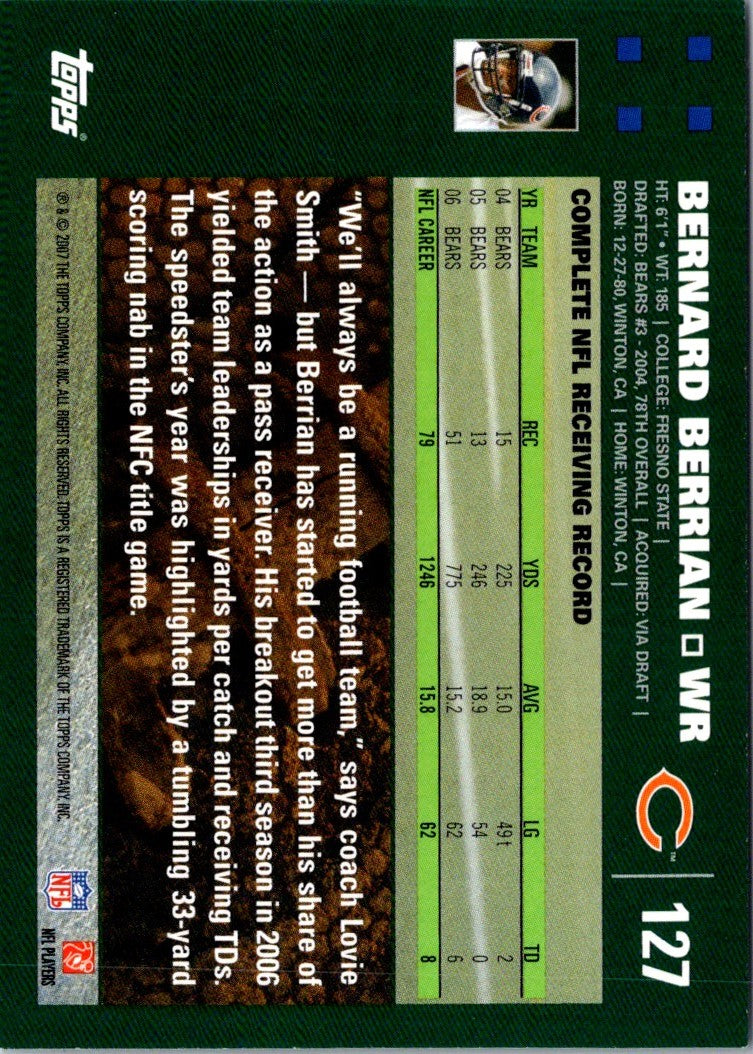 2007 Topps Bernard Berrian
