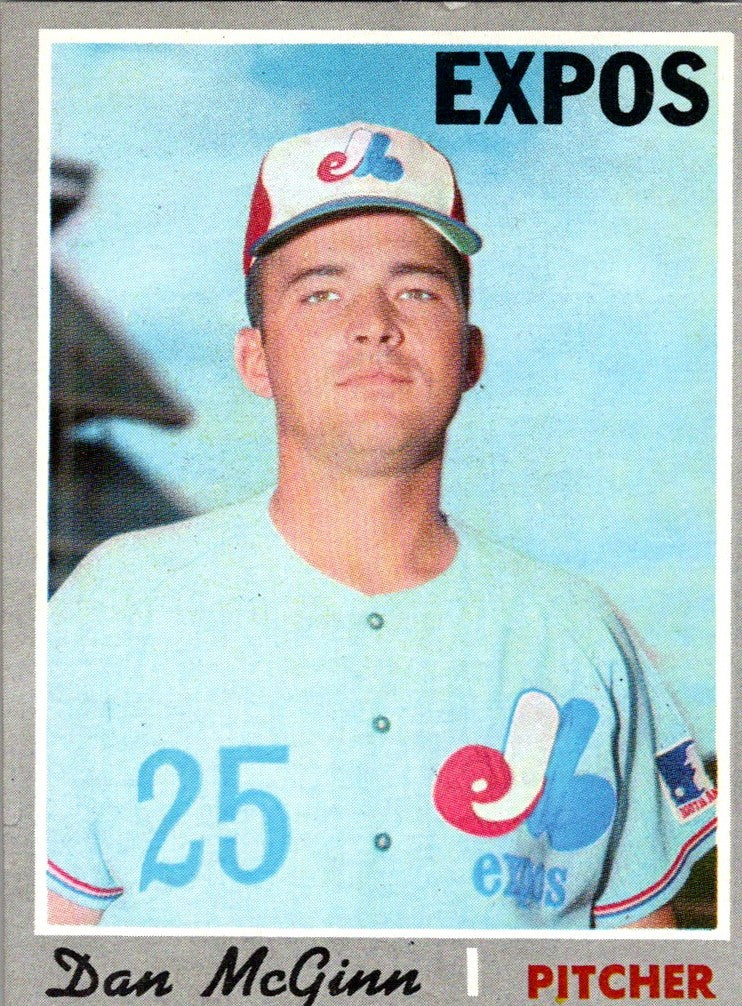 1970 Topps Dan McGinn