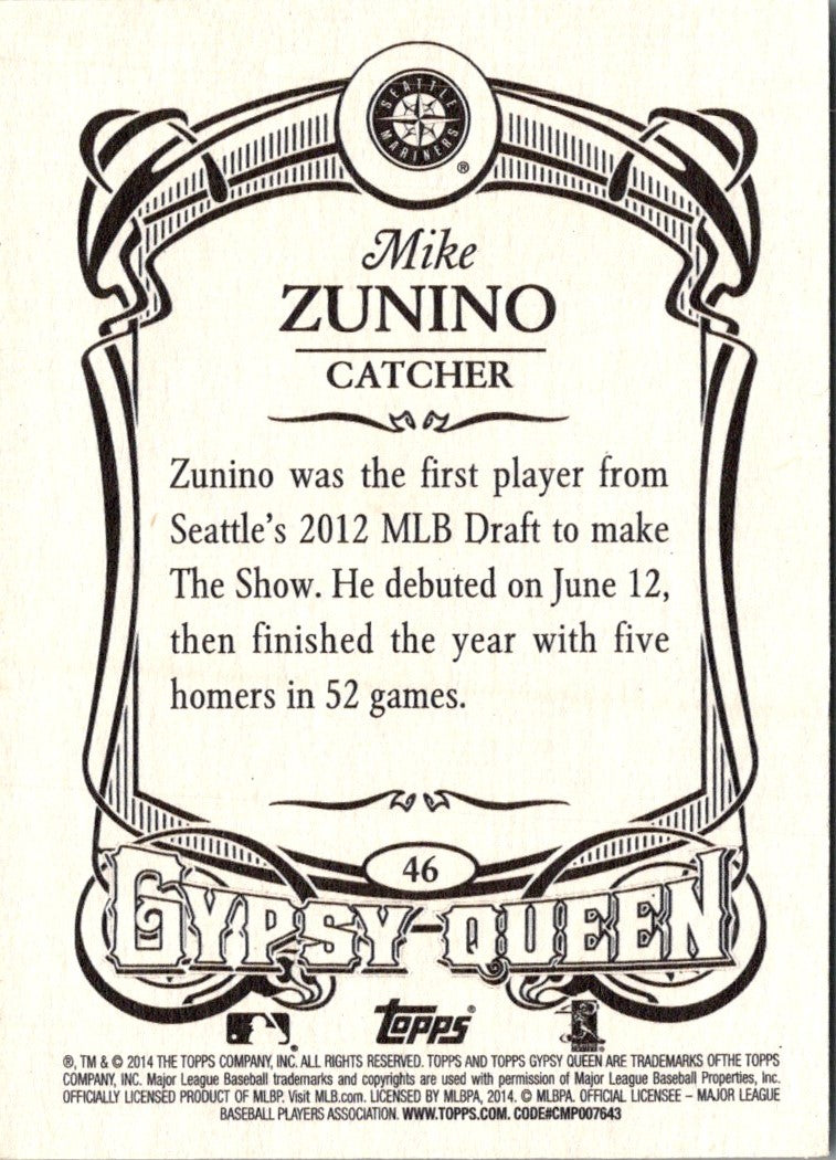 2014 Topps Gypsy Queen Mike Zunino