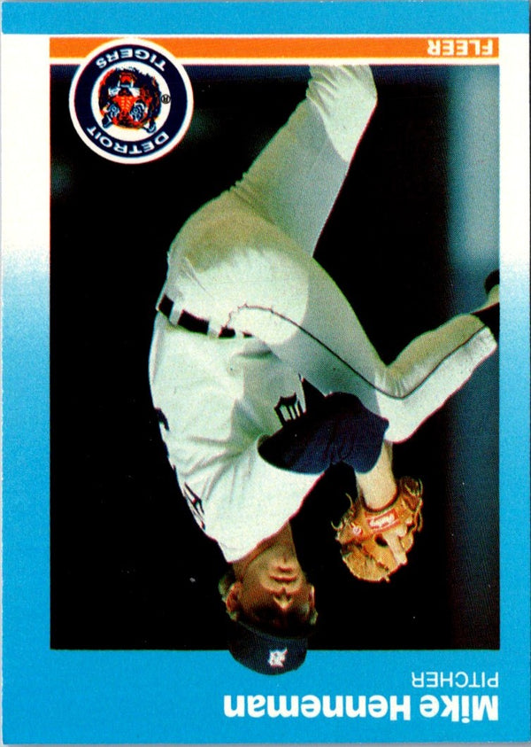 1987 Fleer Update Glossy Mike Henneman #U-44