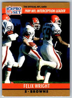 1990 Pro Set Felix Wright #17