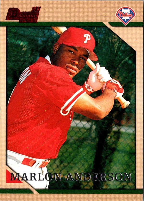 1996 Bowman Marlon Anderson #120 Rookie