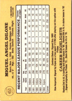 1985 Donruss Miguel Dilone #453