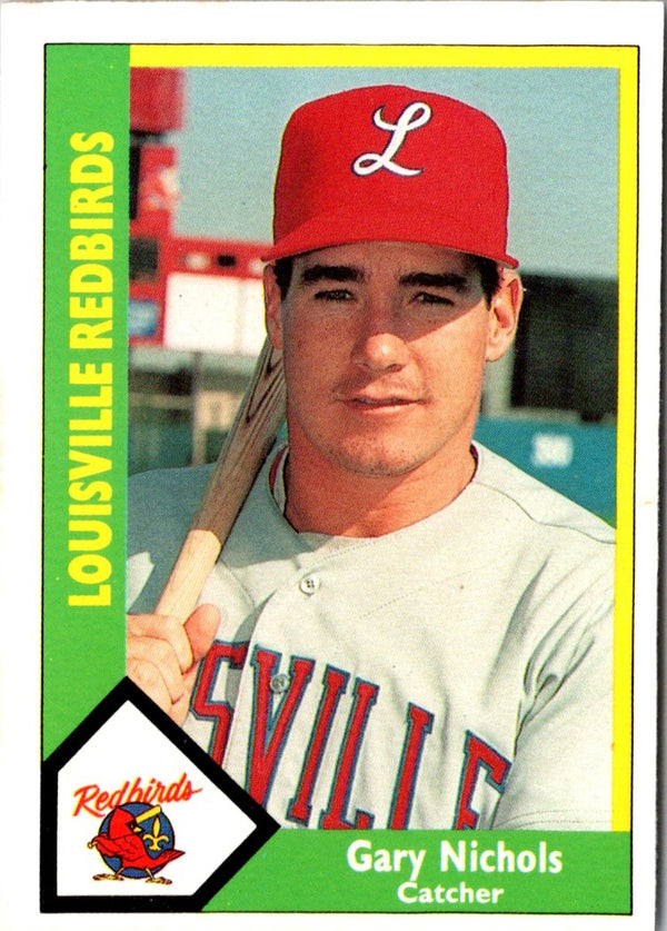 1990 CMC Louisville Redbirds Gary Nichols #25