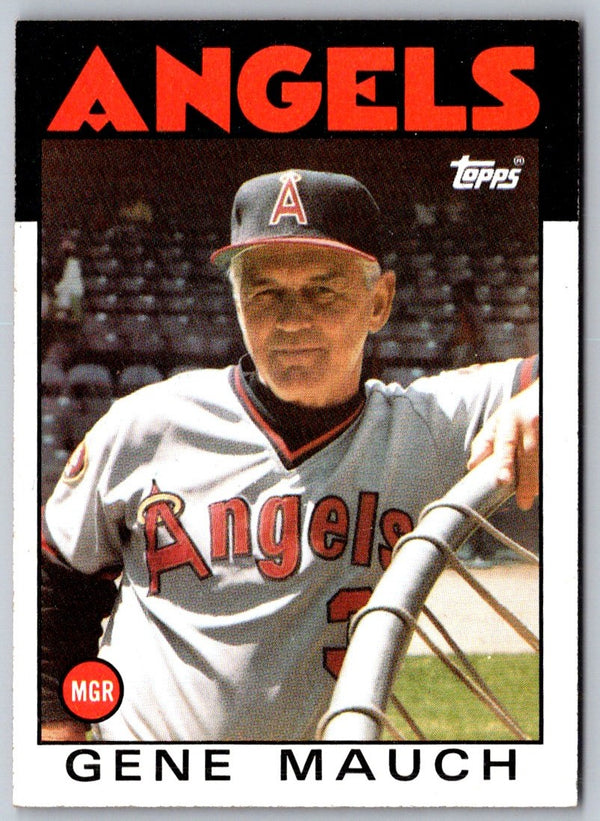 1986 Topps Gene Mauch #81