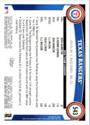 2011 Topps Texas Rangers