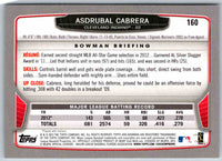 2014 Bowman Asdrubal Cabrera #160