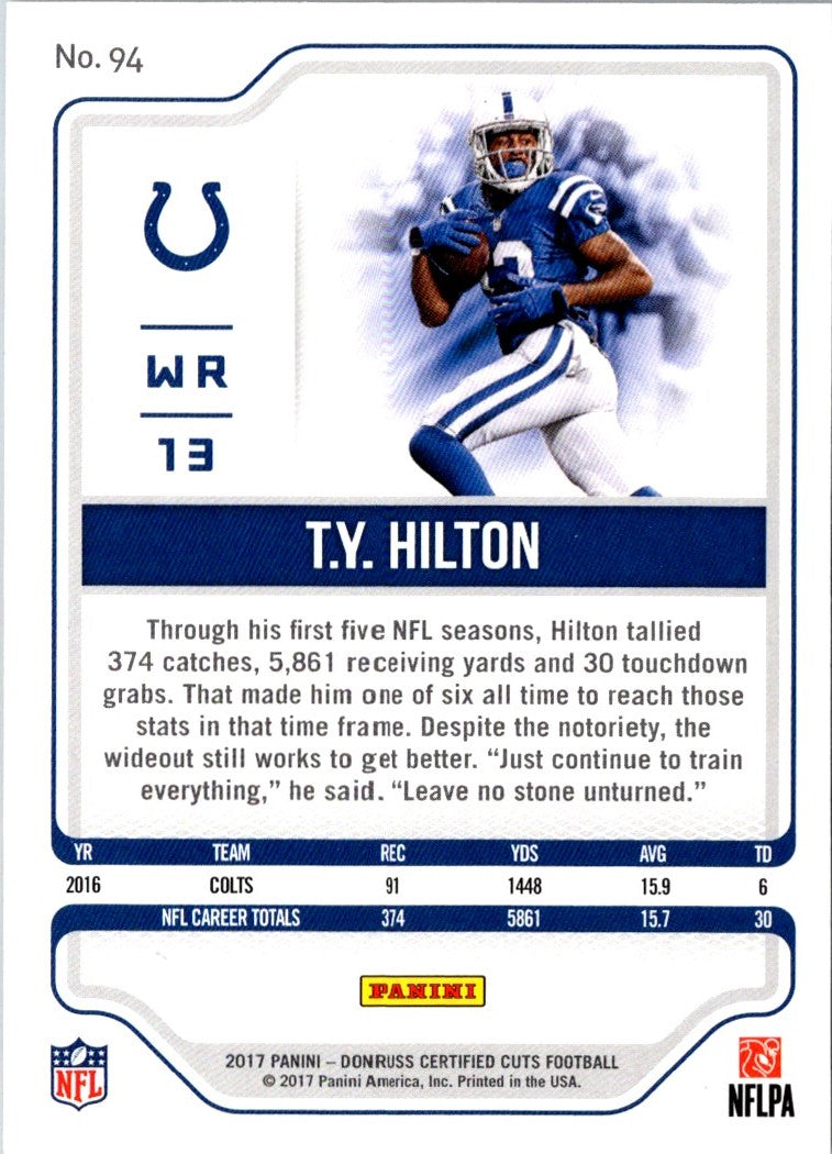 2016 Panini Certified T.Y. Hilton