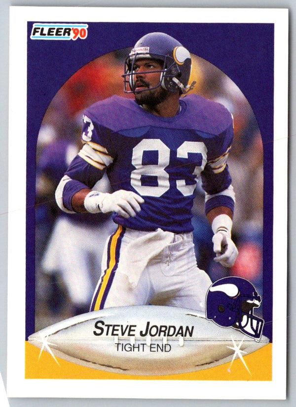 1990 Fleer Steve Jordan #101