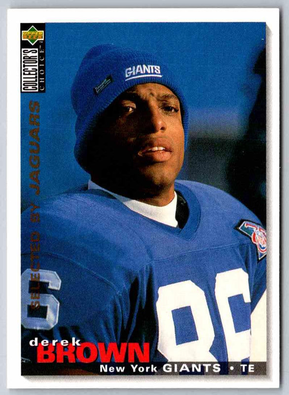 1995 Upper Deck Derek Brown #333