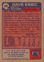 1985 Topps Dave Krieg #388