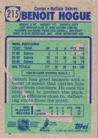 1990 Topps Benoit Hogue #215