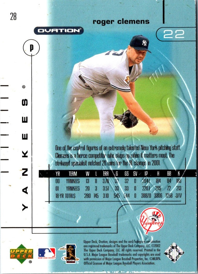 2001 Bowman's Best Roger Clemens