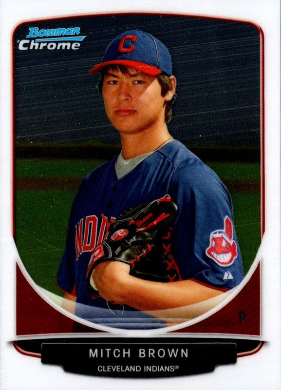 2013 Bowman Chrome Prospects Mitch Brown #BCP188