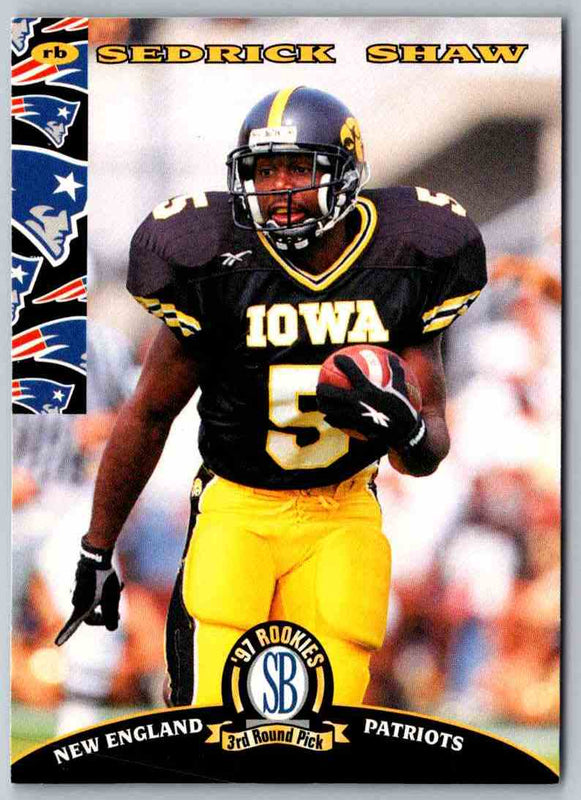 1997 Score Board Sb Sedrick Shaw #38