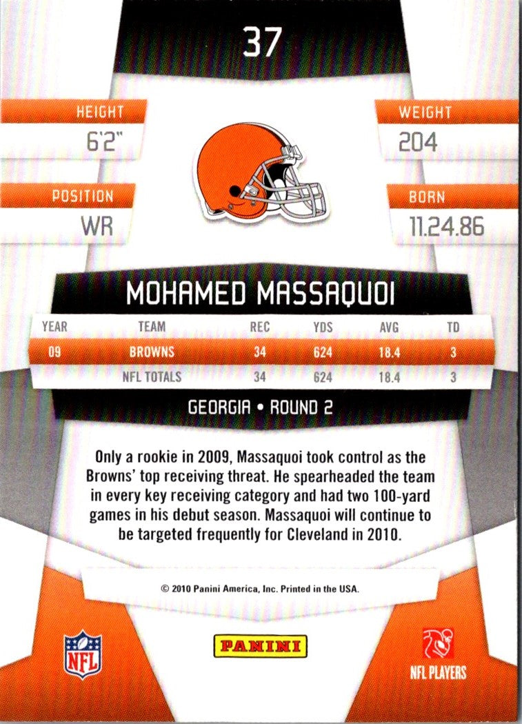 2010 Panini Certified Mohamed Massaquoi