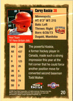 1998 Team Best Corey Koskie #20