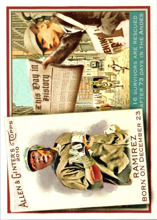 2010 Topps Allen & Ginter This Day in History Hanley Ramirez #TDH36