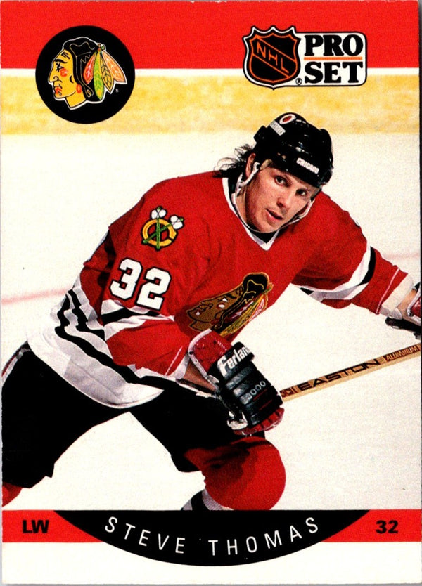1990 Pro Set Steve Thomas #62