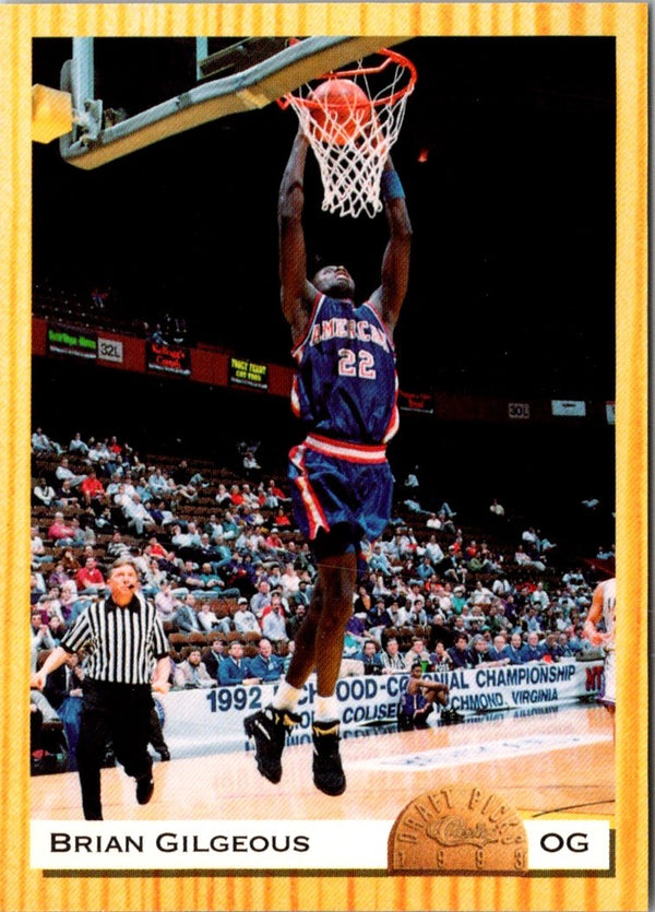 1993 Classic Draft Picks Brian Gilgeous #35