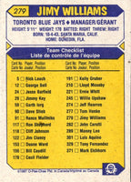 1987 O-Pee-Chee Jimy Williams #279