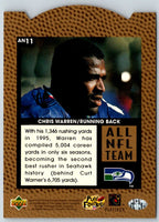 1996 Upper Deck Silver All-NFL Chris Warren #AN11