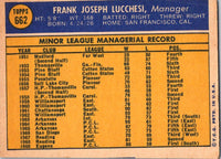 1970 Topps Frank Lucchesi #662 Rookie EX-MT+