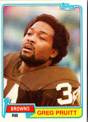 1981 Topps Greg Pruitt #415 NM-MT