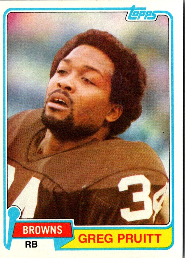 1981 Topps Greg Pruitt #415 NM-MT