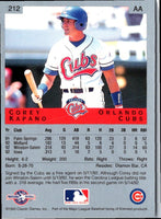 1993 Classic Best Corey Kapano #212