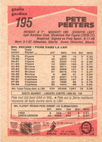 1989 O-Pee-Chee Pete Peeters #195