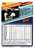 1993 Topps Tony Fernandez #465
