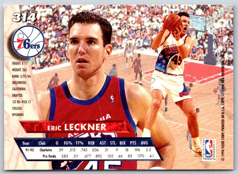 1993 Ultra Eric Leckner