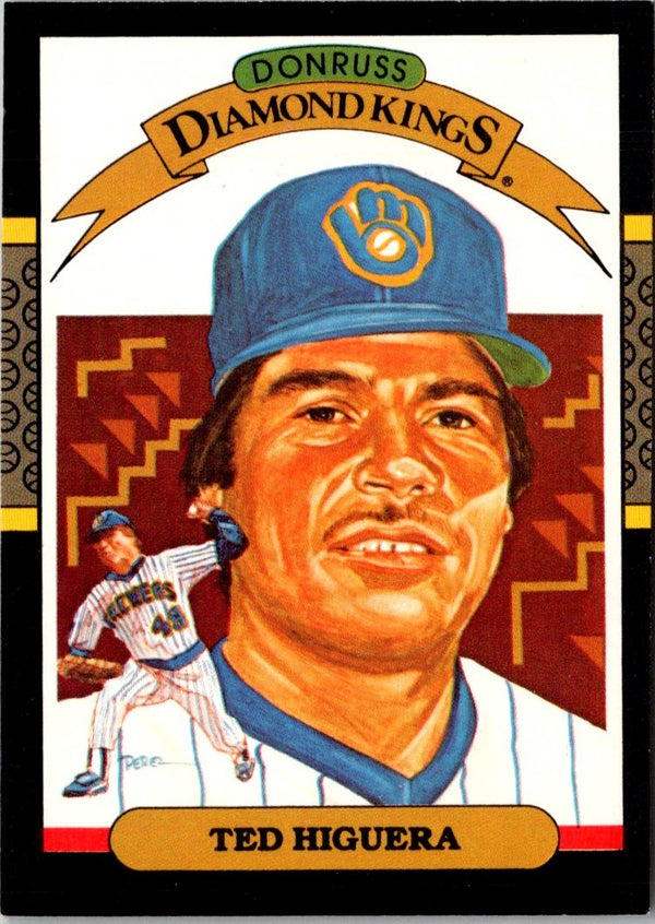 1987 Donruss Diamond Kings Ted Higuera #16