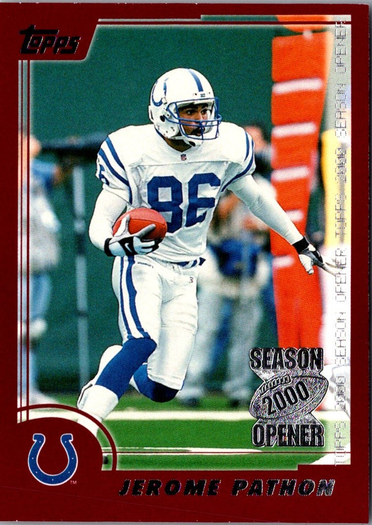 2000 Topps Season Opener Jerome Pathon