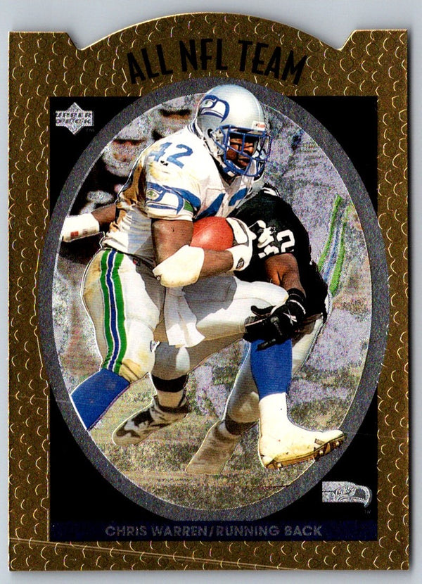 1996 Upper Deck Silver All-NFL Chris Warren #AN11