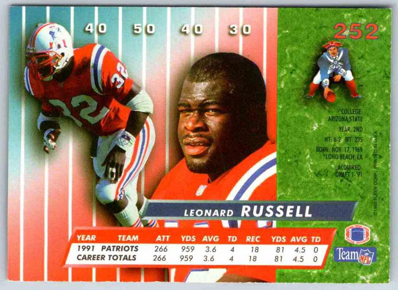 1991 Fleer Ultra Leonard Russell