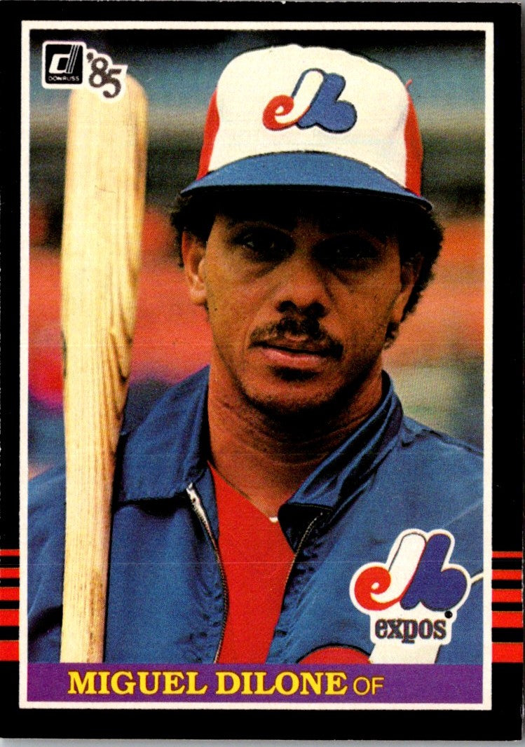 1985 Donruss Miguel Dilone