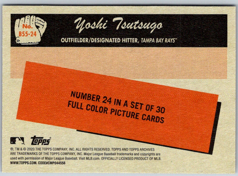 2020 Topps Archives 1955 Bowman Yoshi Tsutsugo