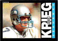 1985 Topps Dave Krieg #388