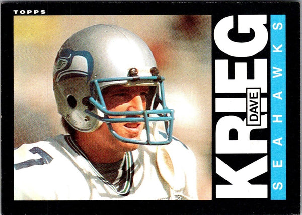 1985 Topps Dave Krieg #388