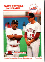 1991 Line Drive AAA Floyd Rayford/Jim Wright #500