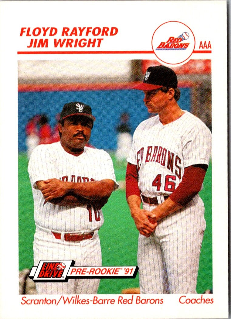 1991 Line Drive AAA Floyd Rayford/Jim Wright