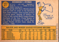 1970 Topps Woodie Fryman #677 EX-MT+