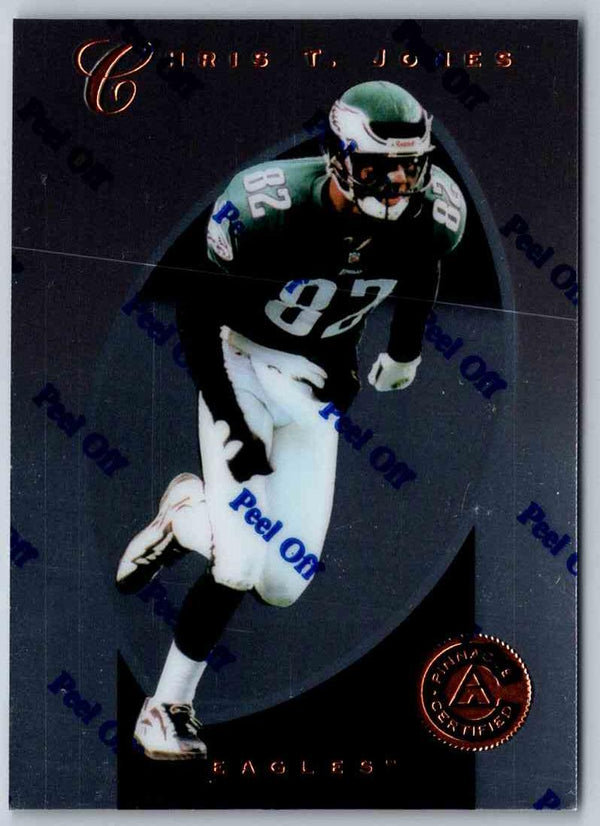1997 Pinnacle Certified NFL Chris T. Jones #85